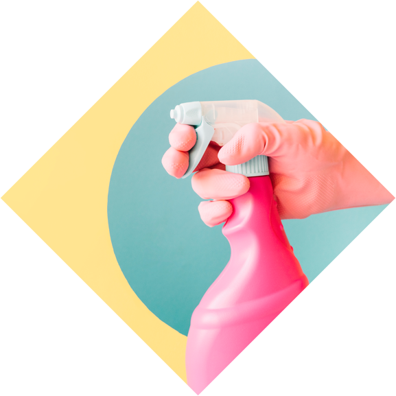 Cleaner checking Online Booking System for bookings