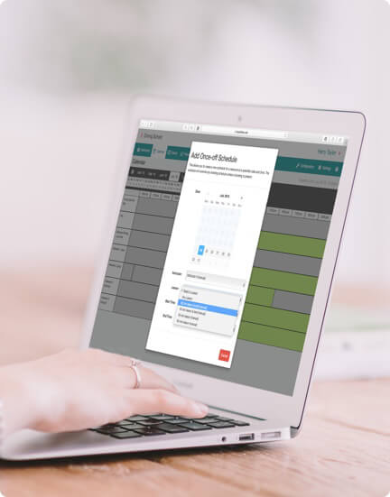 Integrated booking buttons that fit seamlessly with your branding